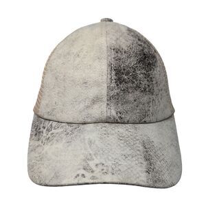 C.C Exclusives Strapback Mesh Back Trucker Hat Multi One Size Ponytail